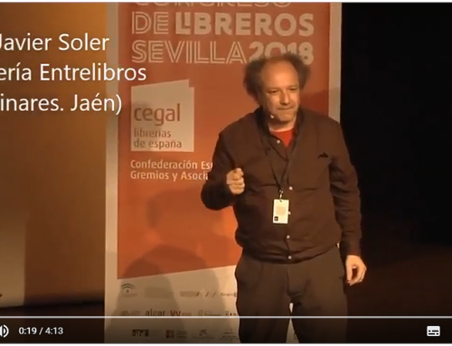 Javier Soler, de Librería EntreLibros, en el Congreso de Libreros